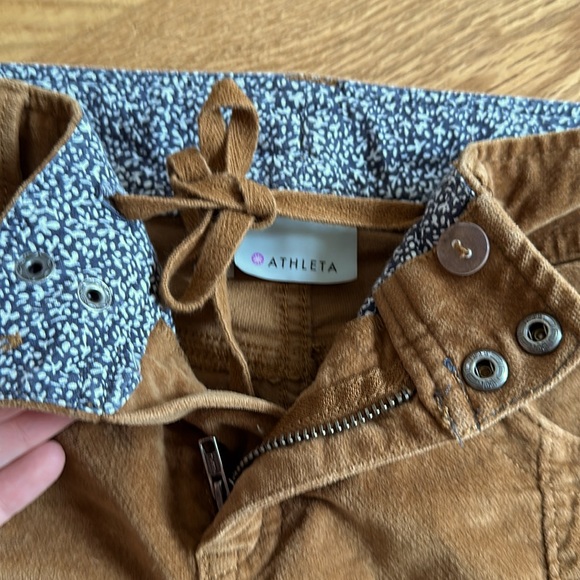 Athleta Skinny Pant Solstice Brown Velvet Mid Rise Stretch 6 Women - Picture 2 of 9